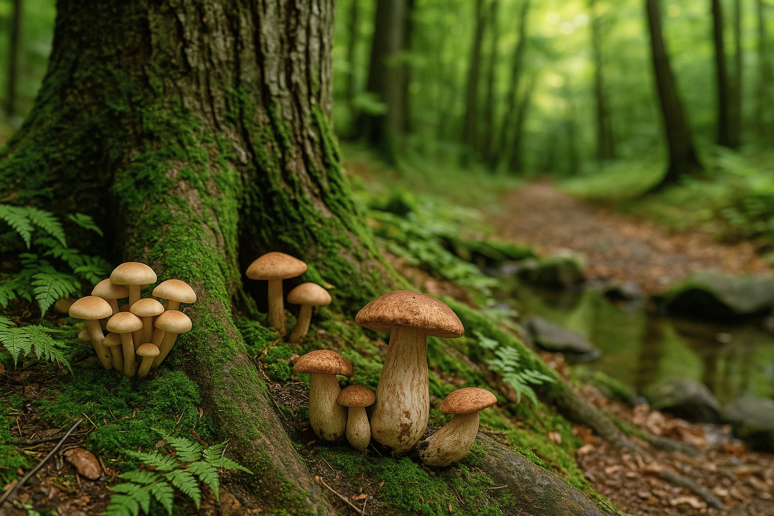 秋の味覚狩り：辺久町のきのこ狩り＆野菜ピックアップツアー